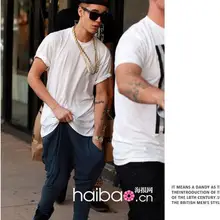 27-44 Мужская одежда Джастин Бибер модные повседневные штаны-шаровары летяга брюки костюм Большие размеры певица костюмы