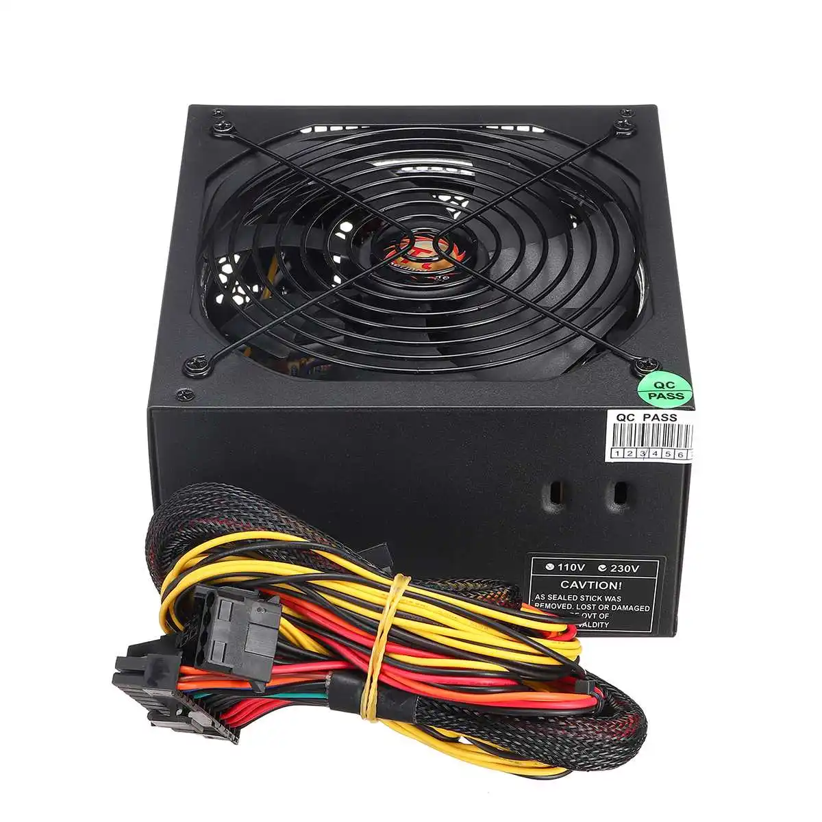 110~ 220V 650W PC источник питания 14 см светодиодный бесшумный вентилятор 24 Pin PCI SATA ATX 12V компьютерный настольный источник питания для компьютера