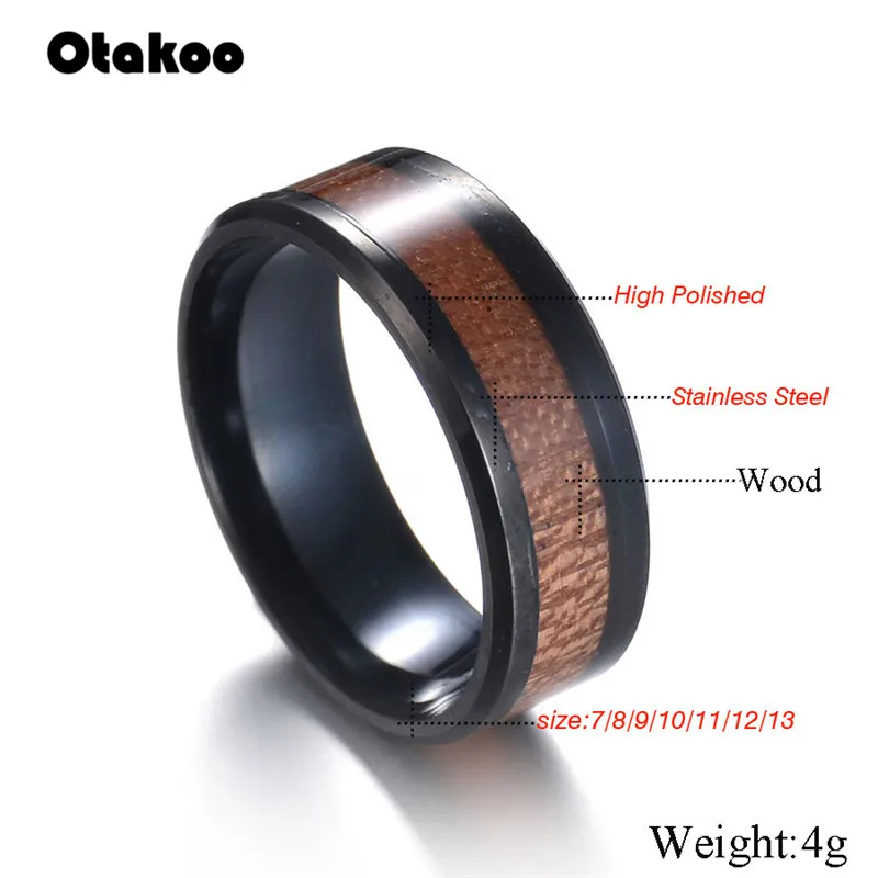 Otakoo 316L нержавеющая красная древесина для искусственной кожи полированное