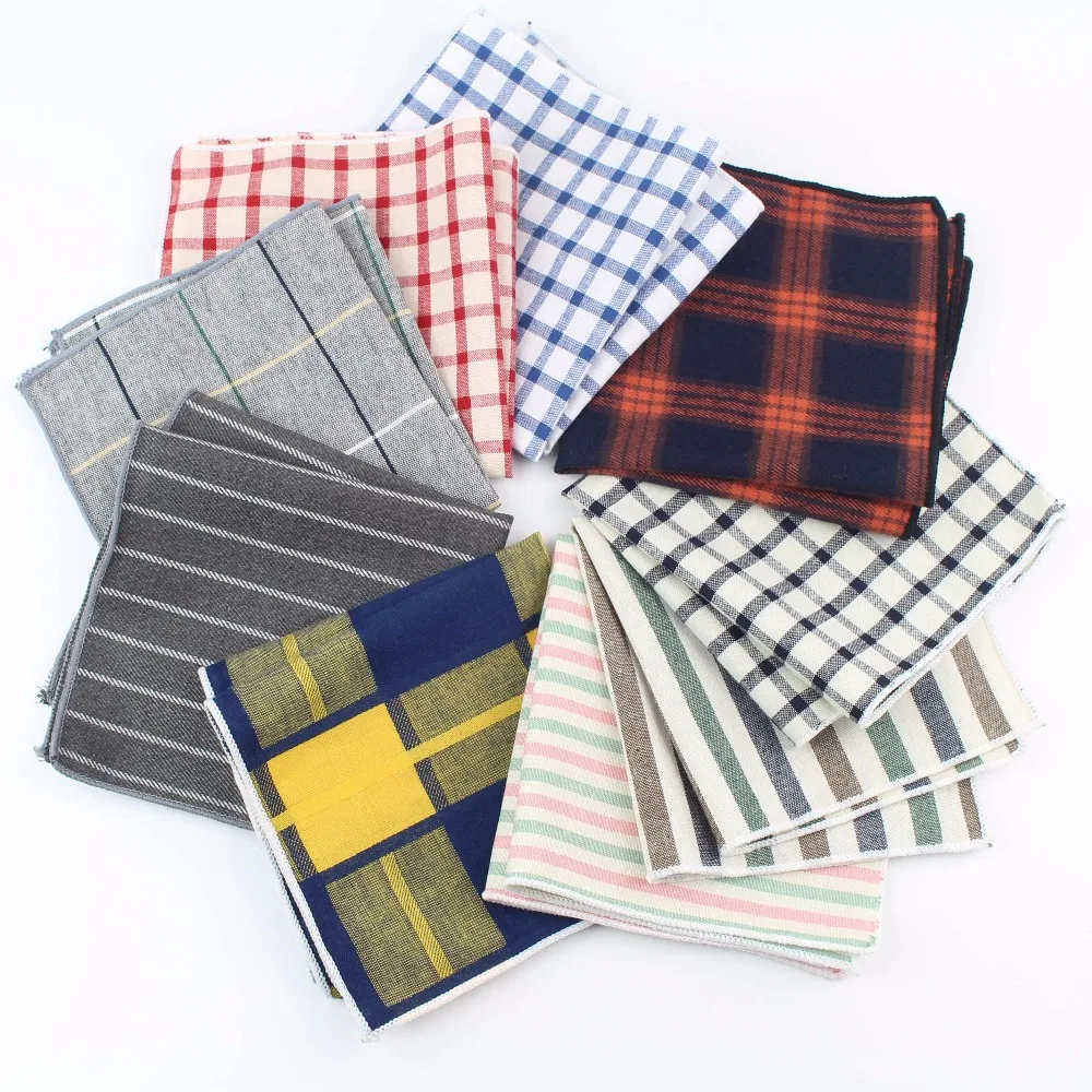 Женский хлопковый флисовый платок с ярким принтом в клетку|handkerchief towel|cotton