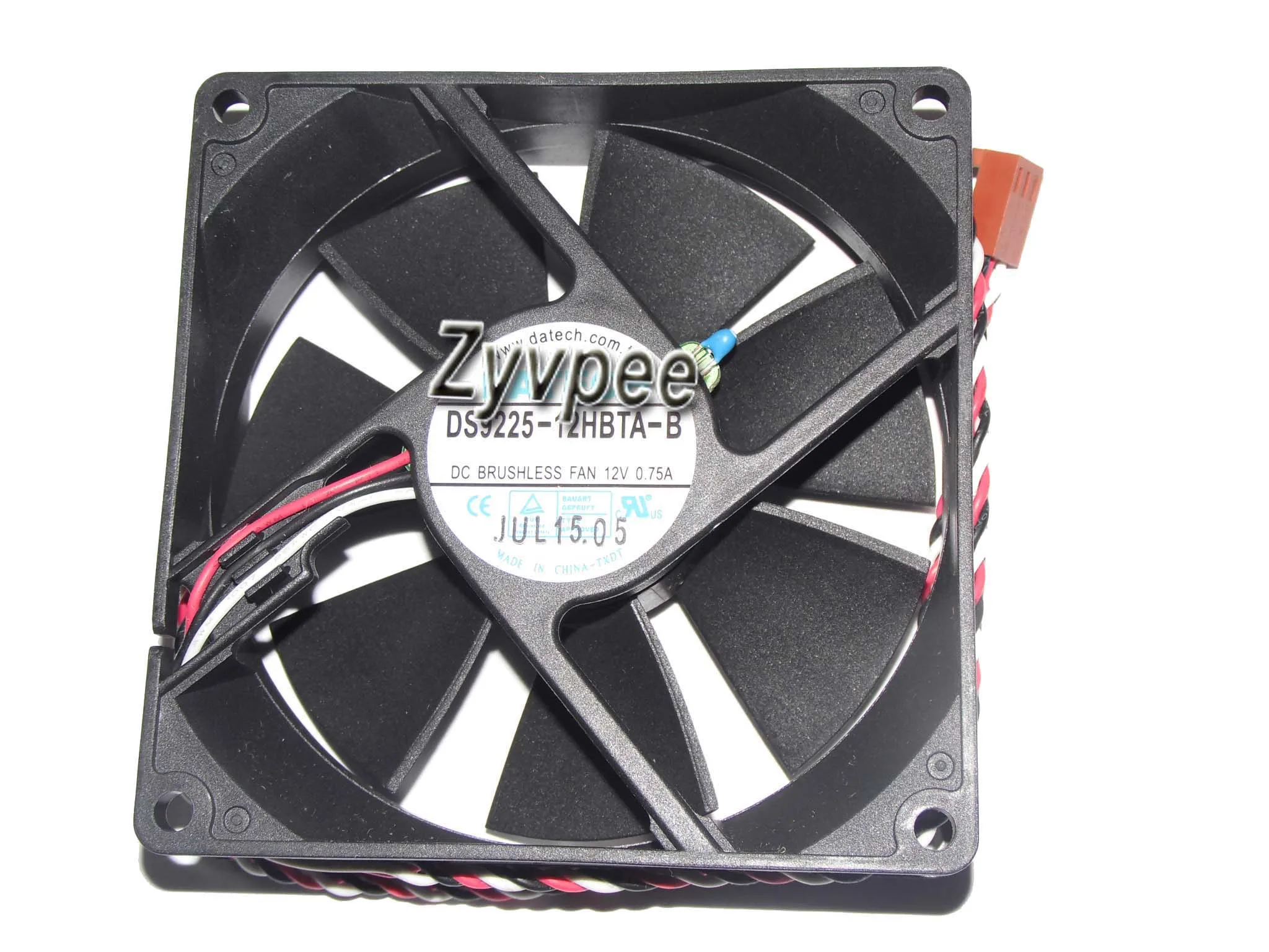 DATECH 9225 DS9225-12HBTA-B 12 В 0.75A 3 провода 3 контакта 9 см вентилятор корпуса, вентилятор охлаждения