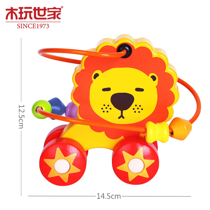 Mwsj Bebe Jouets Mini En Bois Fil Perle Jouet En Bois Autour Des Perles Jouet Educatif Animaux Push Voiture Pour Bebe Enfants Chilrden Aliexpress