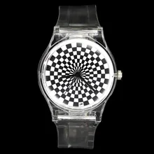 

Plaid Lattice Pattern Black White Digital Dial Kids Student Sport Watches Creative Children's Baby Wrist Watch relojes relogio