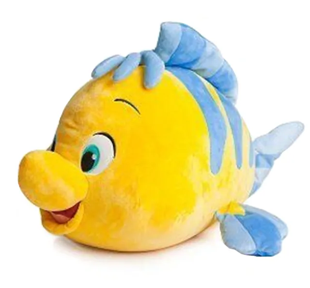 La Flounder Pesce Peluche Bambola Grande 50 cm 20 ''Principessa Ariel Carino Animali