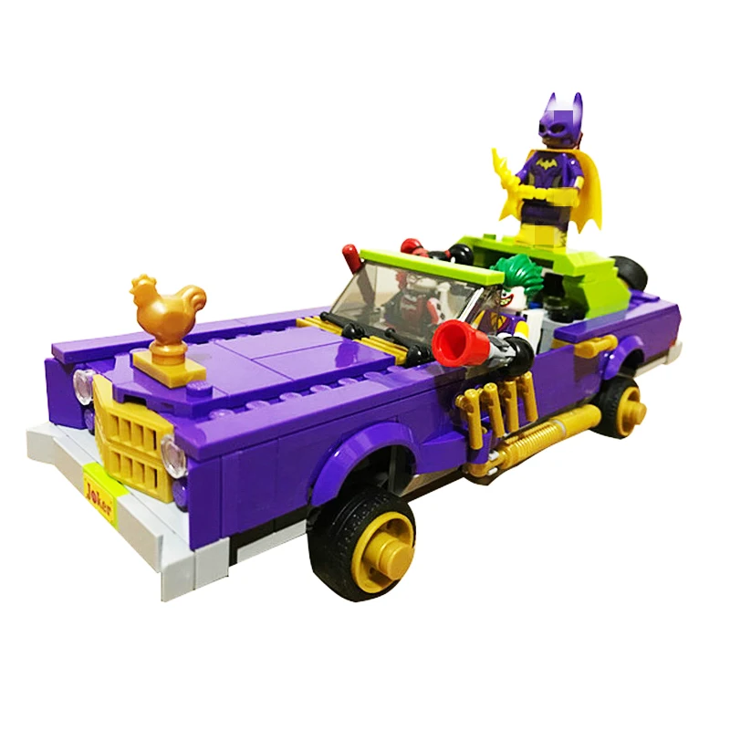 10633 450Pcs Legoings Batman Movie The Joker Notorious Lowrider Building Block DIY Brick Toys for Children Compatible 70906