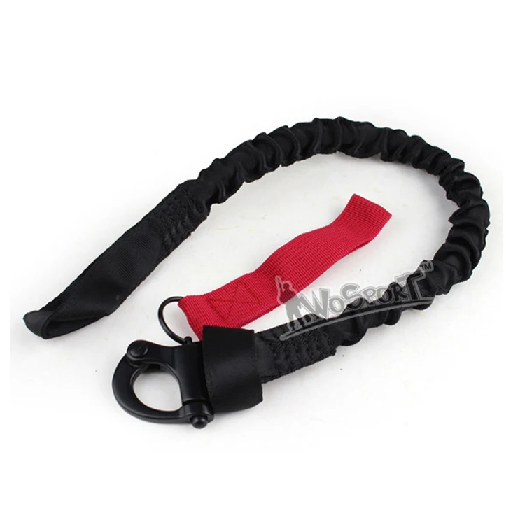 military gear airsoft accessories molle system tactical elastic safety sling Lanyard Line for climbing for hunting (15)