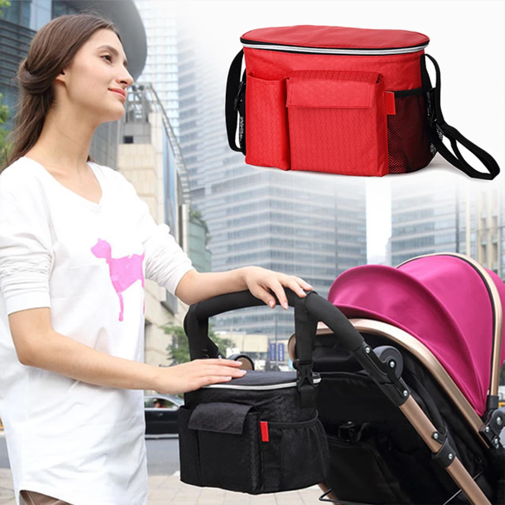 

Diaper Bag For Baby Stuff Nappy Bag Stroller Organizer Baby Bag For Mom Travel Hanging Carriage Pram Buggy Cart Bottle Bag