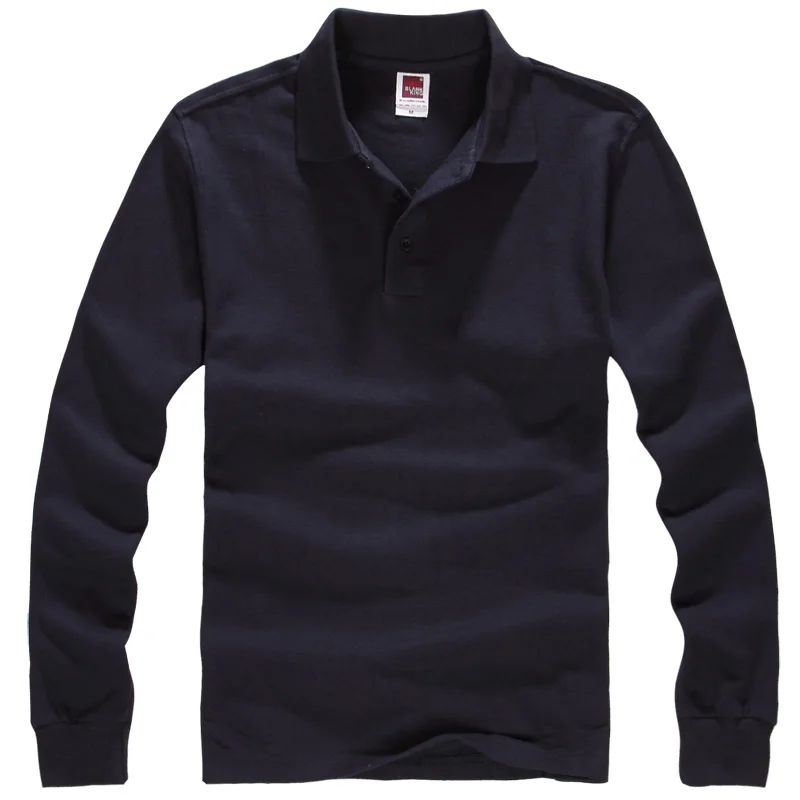 Топ homme рубашка мужская брендовая с длинными рукавами мужские рубашки в стиле кэжуал хлопок лацкан европейский размер solid polo Однотонная рубашка