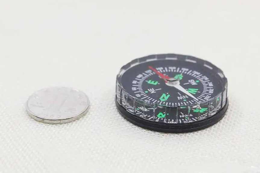 

KLV Mini Pocket Liquid Filled Button Compass for Hiking Camping Outdoor #@%