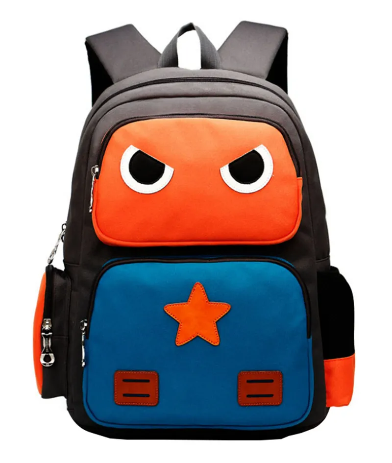 Cute Cartoon Robot children backpacks kids kindergarten backpack child