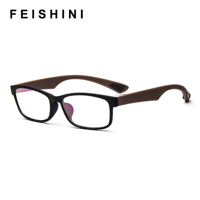 FEISHINI дешевые многоцветные текстурные очки для женщин маленькие прямоугольные очки гибкая рама очки для учеников мужские оправы