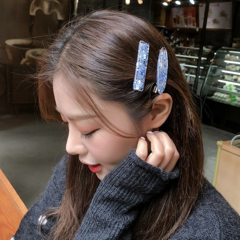 Корейская фольга шпилька ацетат зажим для волос для женщин девочек заколки аксессуары для волос подарки новое поступление