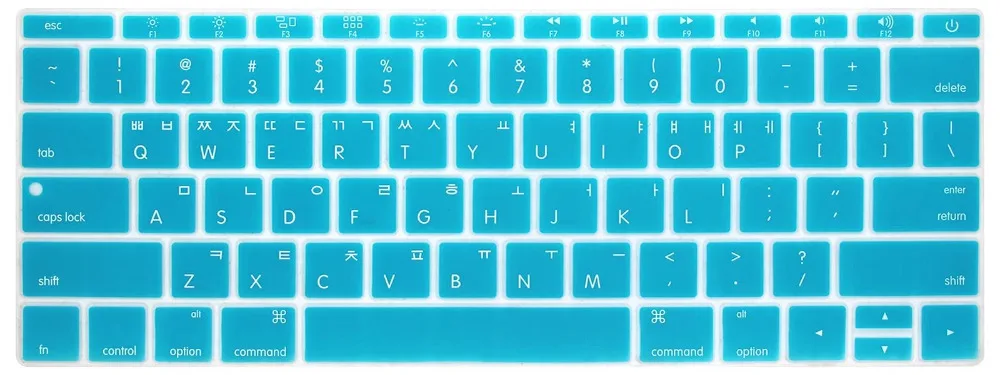 Корейский силиконовый чехол для клавиатуры MacBook New Pro 13 &quotA1708 (версия 2016 без