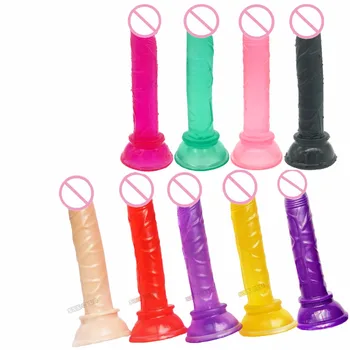 Thierry Strap On Mini Dildo Panties 14.5*2.4cm Silicone Penis With Suction Cup Strapon Harness for Vagina/Anal Plug Sex Toys 4