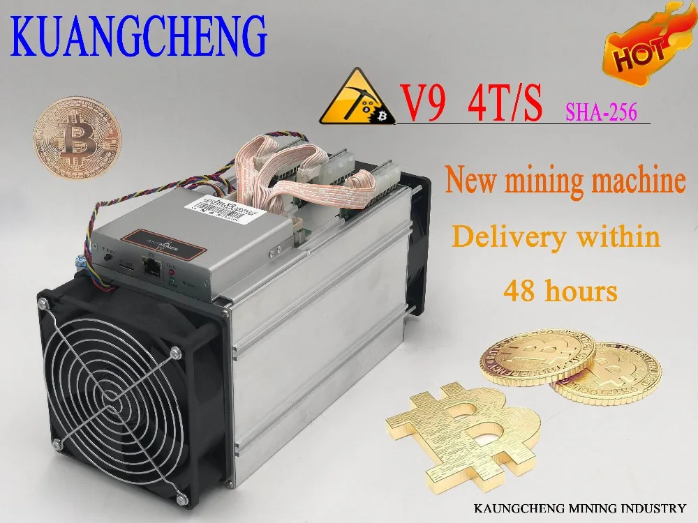 KUANGCHENG BITMAIN antminer V9 4 T/S sha256 BTC ANTMINET Asic шахтер Bitcoin горной машины лучше, чем usb шахтер antminer S7