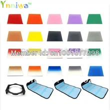 24в1 20 квадратных цветных фильтров+ 3 корпуса+ держатель фильтра для Cokin P