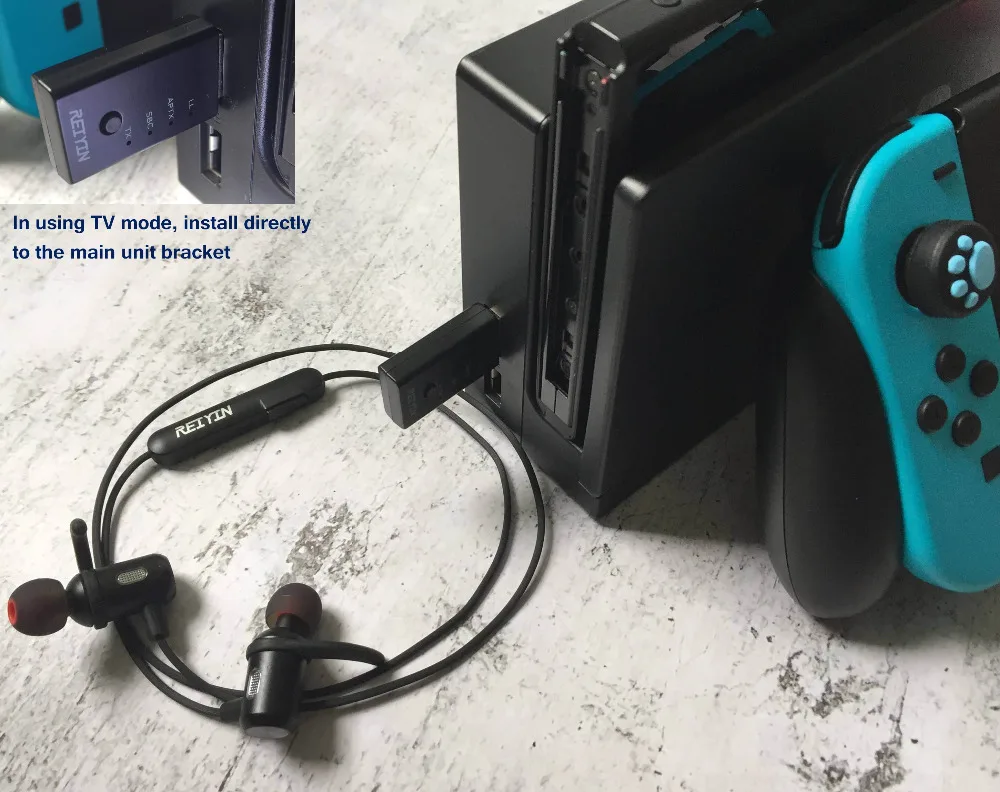 Chat de Voz sem Fio Transmissor de Áudio Adaptador de Conexão Aptx Baixa Latência Jogo Bluetooth 5.0 pc Dupla - Image 6