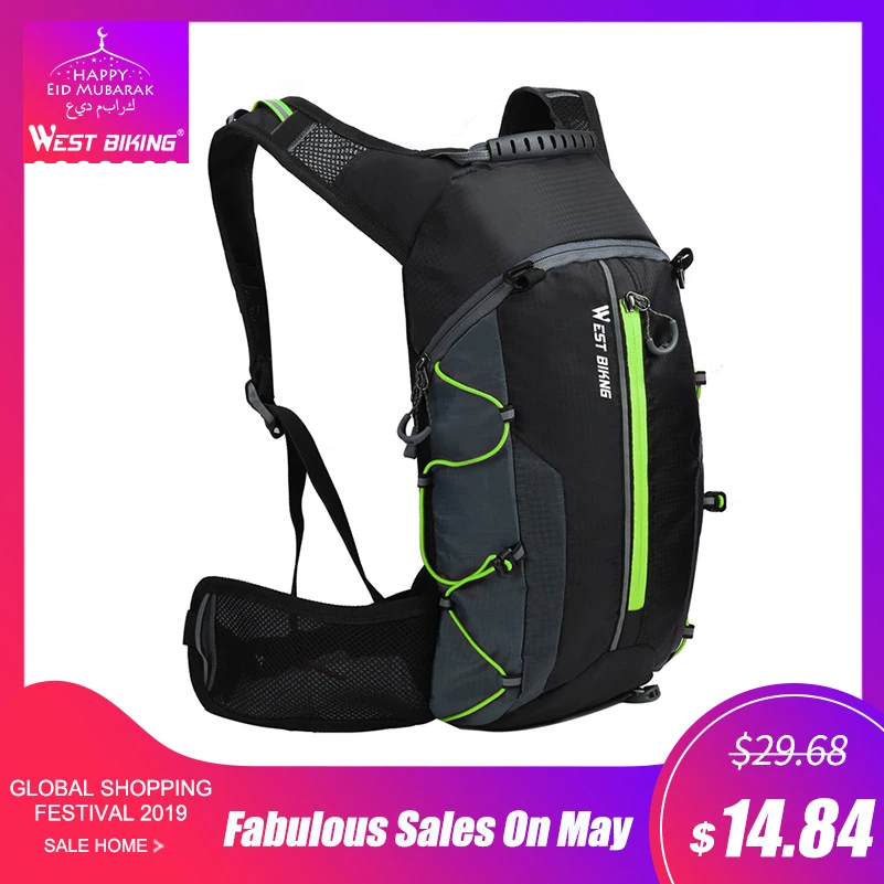 WEST BIKING Ultralight Bicycle Bag Portable Waterproof Sport Backpack 10L Outdoor Hiking Climbing Pouch Cycling Bicycle Backpack