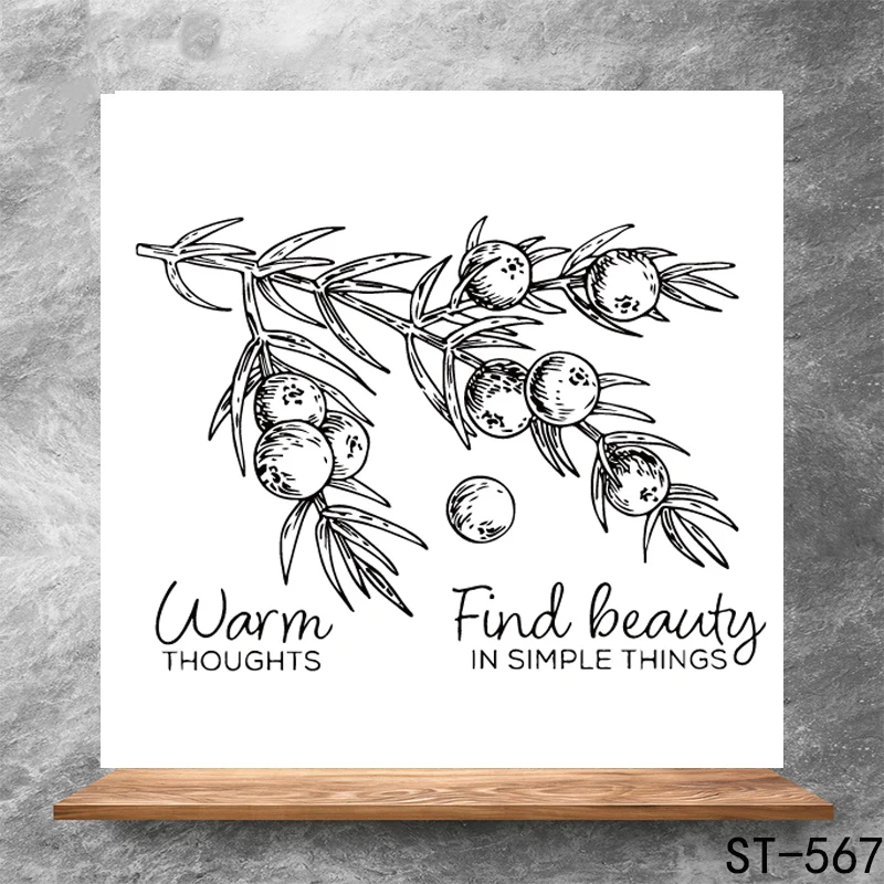 

Wonderful thoughts Transparent Clear Stamps DIY Scrapbooking Album Card Making DIY Decoration Making Embossing Stencil