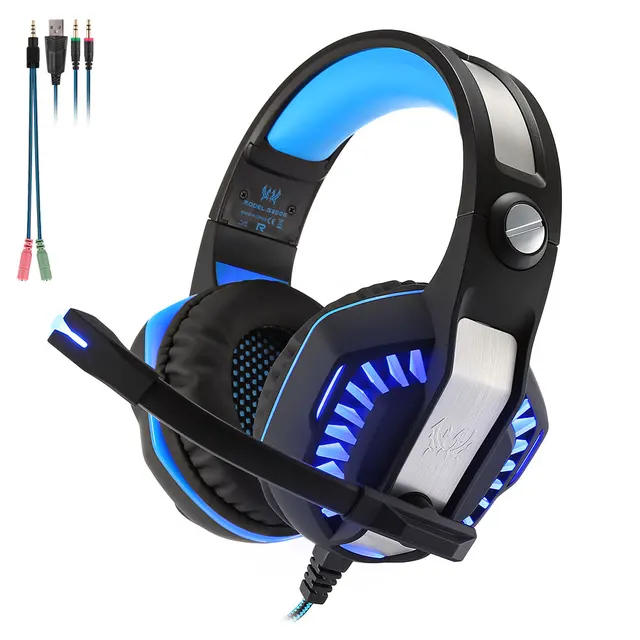 KOTION EACH G2000 Stereo Super Heavy Bass Gaming Headset 2.2m Cable LED