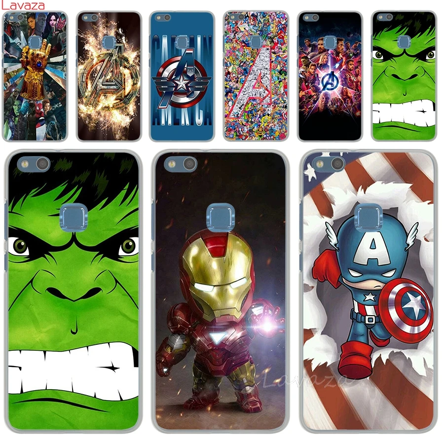 

Lavaza Marvel The Avengers Captain America Hard Case for Huawei P20 P10 P8 P9 Lite Plus 2016 2017 P20 Pro P smart 2019 Cover