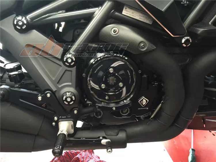 Выхлопная накладка (маленькая) для Ducati 420el 2011 15 16 полностью из углеродного волокна