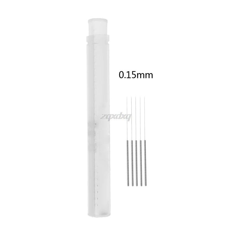 

5Pcs 3D Printer Nozzle Bendable Cleaning Needles Stainless Steel Drill Bit Nov11 Drop ship