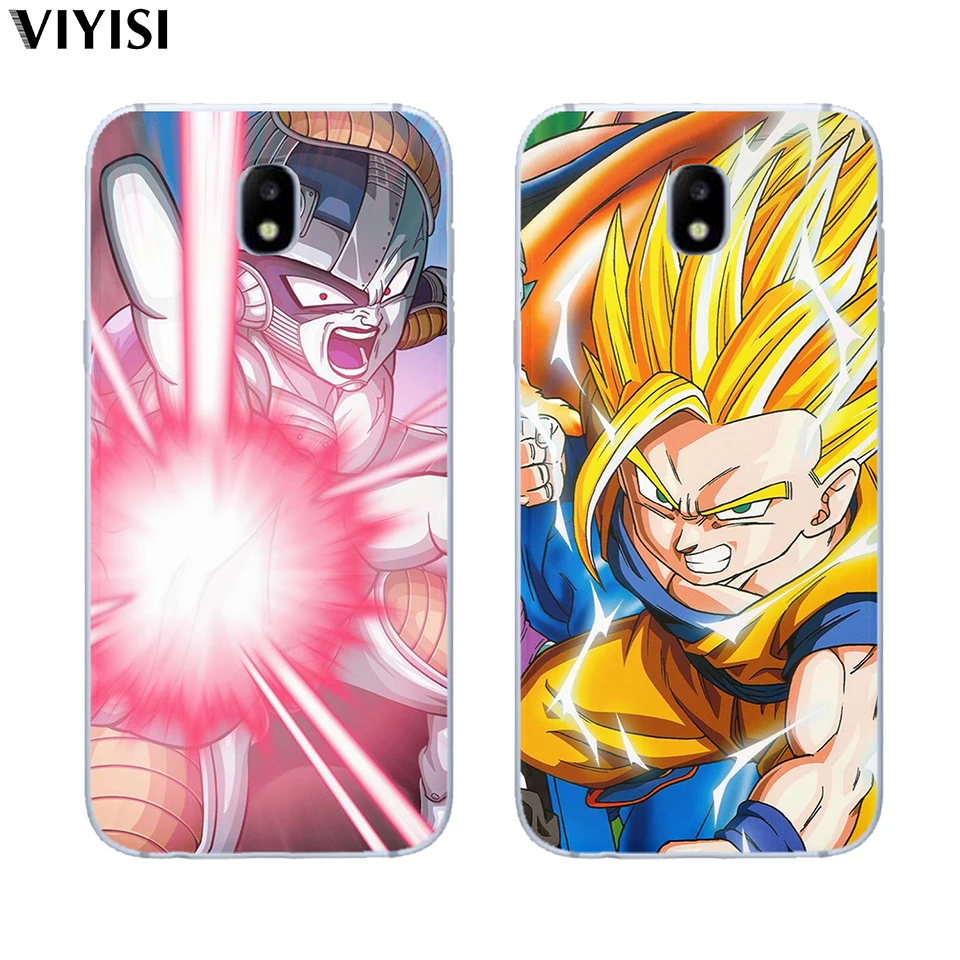 

For Samsung galaxy a7 2018 case A6 A8 A5 A7 A3 A9 2016 2017 2018 Plus Coque Shell Luxury Dragon Ball Super Son Goku Cartoon Etui