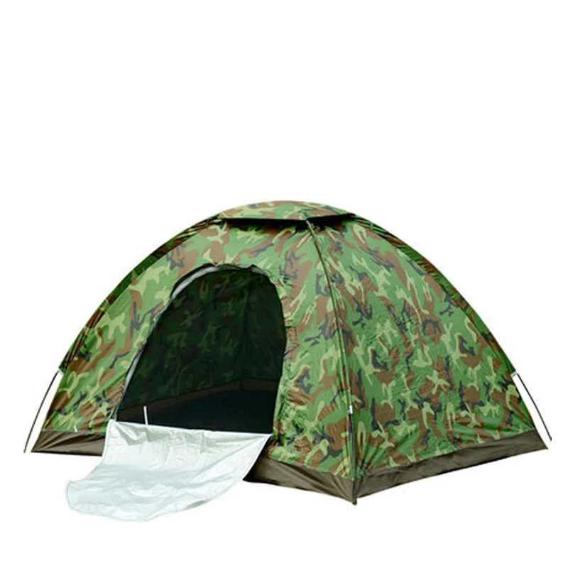 

A Outdoor Camping Camouflage Tent Ultra Light Portable Casual Couple Tent Double Single Beach UV Protection Tent For Family