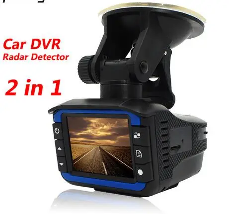 

(With Russian Voice) 2 in 1 Car DVR Radar Detector Car Camera Recorder anti radar G-sensor 720P Video Registrator Car-detector