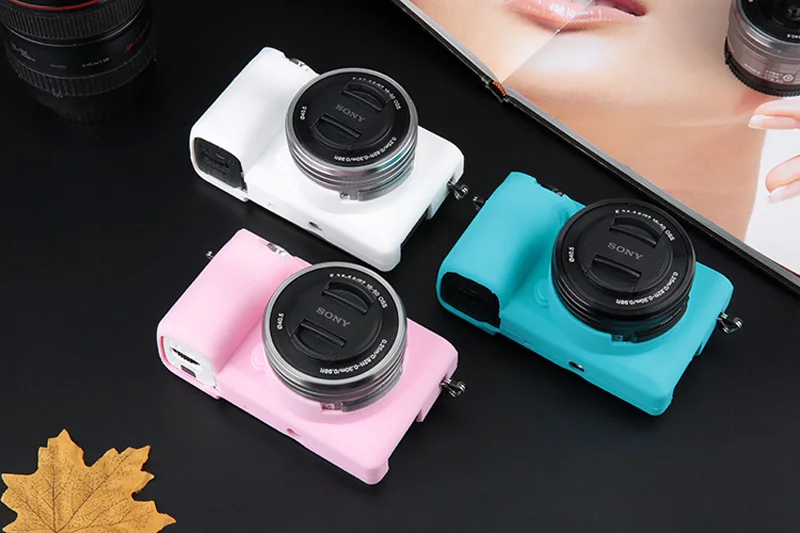 Soft Silicone Rubber Camera Bag Case Cover For Sony A7R A7 III A7RIII A7III A7M3 A9 A7 Mark II A7M2 A7S2 A7R2 A6300 A6000 A6500