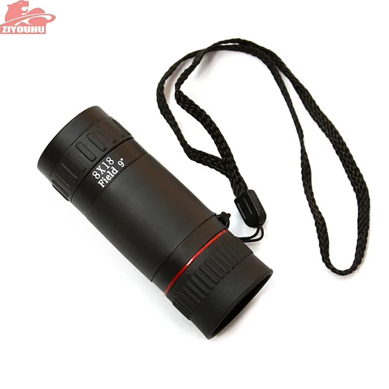 ZIYOUHU 8x18 анти-пип Монокуляр professional двойной Фокус телескоп 8X18 Карманный spyglass