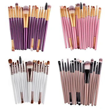 

15Pcs/1Set Fashion Makeup Brushes Set For Foundation Powder Blush Eyeshadow Concealer Lip Make Up Tools Cosmetic Brush for Women
