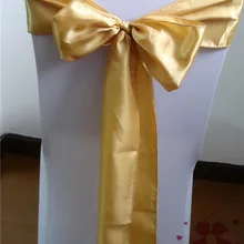 100 Дешевые с высокого качества бант на стул для свадьбы и вечерние поставляет Хэллоуин украшения бант на стул