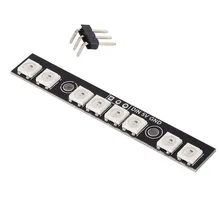 Matek RGB LED Board WS2812B w/MCU Taillight Dual Modes for FPV RC Multicopter Racing Quad Drone RC Led Light Strap New arrival