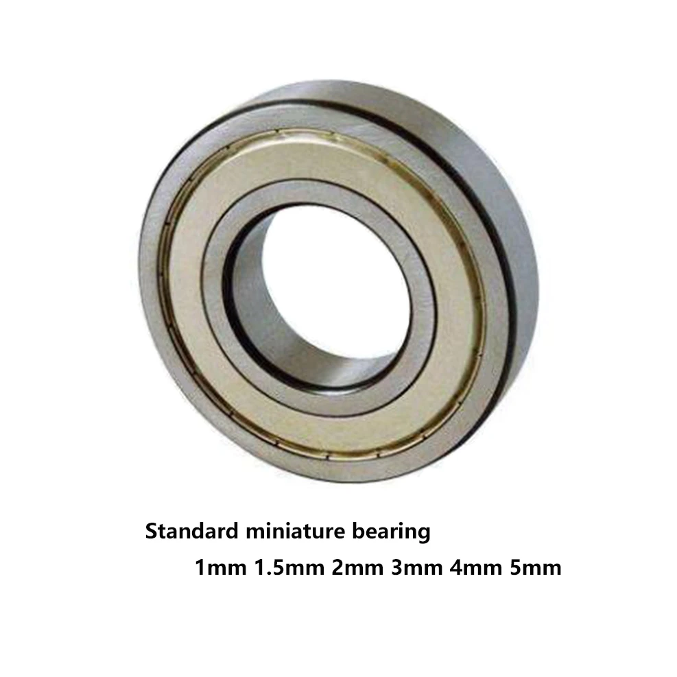 

1pc Deep Groove Ball Bearings Mini Bearing For Toy Model Various Standard Bearings Inner Diameter 1mm 1.5mm 2mm 3mm 4mm 5mm