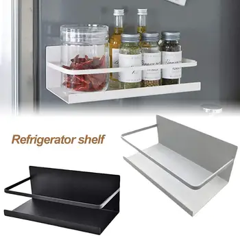 

Kitchen Refrigerator Rack Multi-Function Storage Rack Punching-free Wall Shelf For Kitchen Storage Rack Home Supplies