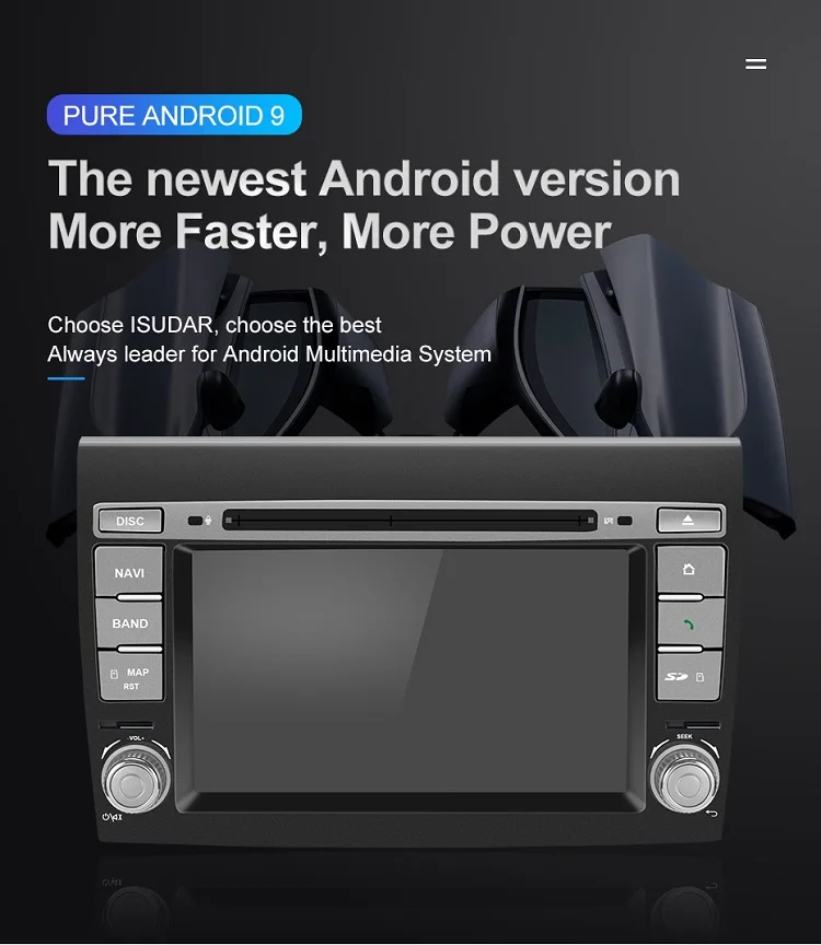Flash Deal Isudar ROM 64GB 2 Din Android 9 Auto Radio For Fiat/Bravo 2007-2012 Car GPS Multimedia Player Octa Core RAM 4GB DSP DVR Camera 4