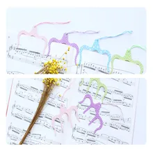 Творческий шикарный металлический зажимы для книг музыка металлический знак клип большой связующий закладки для школьных учебников офисные канцелярские принадлежности аксессуары