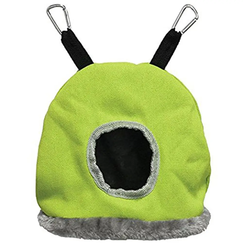 

Winter Warm Plush Snuggle Hanging Nest Tent Parrot Swing Toy Cage Hammock Pet Bird Bed