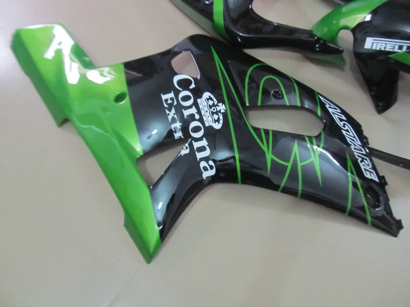 Верхний комплект обтекателей для GSXR600 750 01 02 03 GSXR 600 GSXR750 K1 2003 2001 2002 зеленый матовый