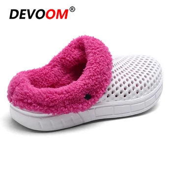 

Women Furry Slippers 2018 New Fashion Winter Slippers With Fur Slides Shoes Home House Indoor Slippers Women Footwear Plus size