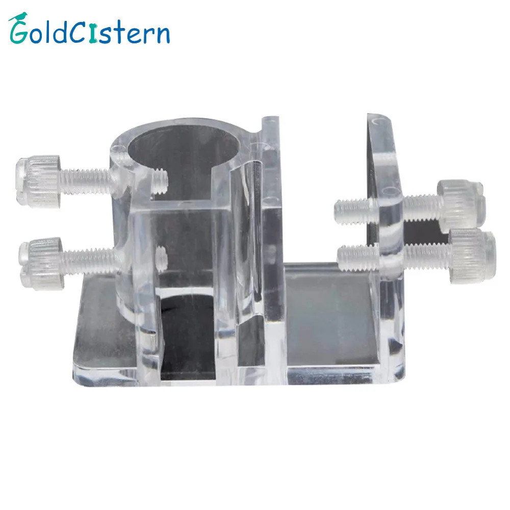 

High Quality Transparent Acrylic Fixing Clip Specific Feeding Pipe Holder Water Pipe Clamp Aquarium Fish Tank Fixing Clip Tube