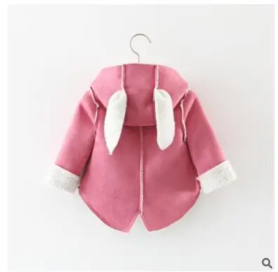 Хит! Розничная, новинка года, осеннее пальто из хлопка для маленьких мальчиков и девочек, куртка рубашка на молнии Брендовая детская одежда - Цвет: Розовый