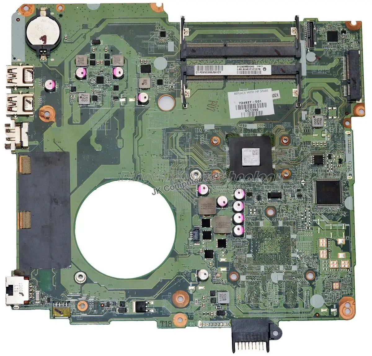 Материнская плата для ноутбука HP 15 15-N 734827-501 DA0U93MB6D0 A6-5200 Процессор материнская DDR3