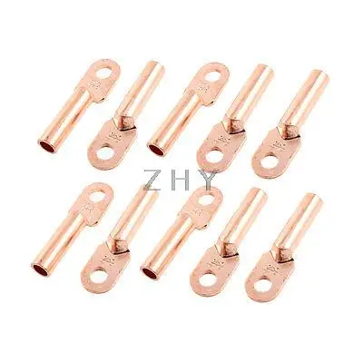 

10pcs 11mm Tube Hole Eyelet Connecting Copper Tubular Cable Terminal Ends