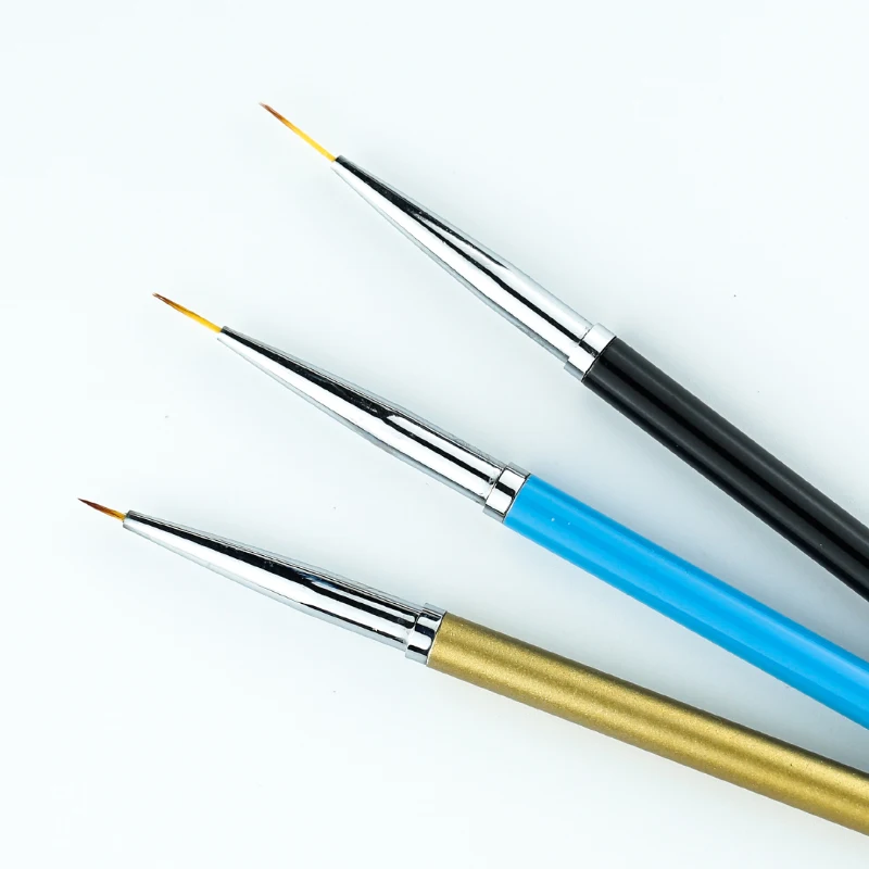 Nail Art Striper Brush 3pcs/set Nail UV Gel Brushes Drawing Kit Art