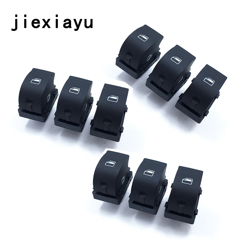 

9Pcs Car Window Lifter Switch Power Window Control Switch for A4 S4 RS4 R8 TT Seat Exeo 8E0 959 855