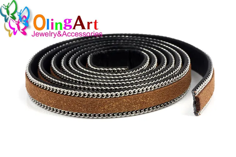 OlingArt 10*2,5 мм 90 см Искусственный замшевый кожаный шнур смешанные цвета аксессуары для женщин серьги браслет колье ожерелье DIY Изготовление ювелирных изделий