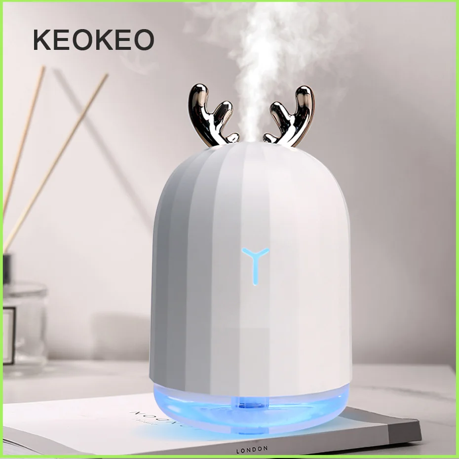 KEOKEO Арома эфирные масла диффузор 220 мл мини портативный ультразвуковой